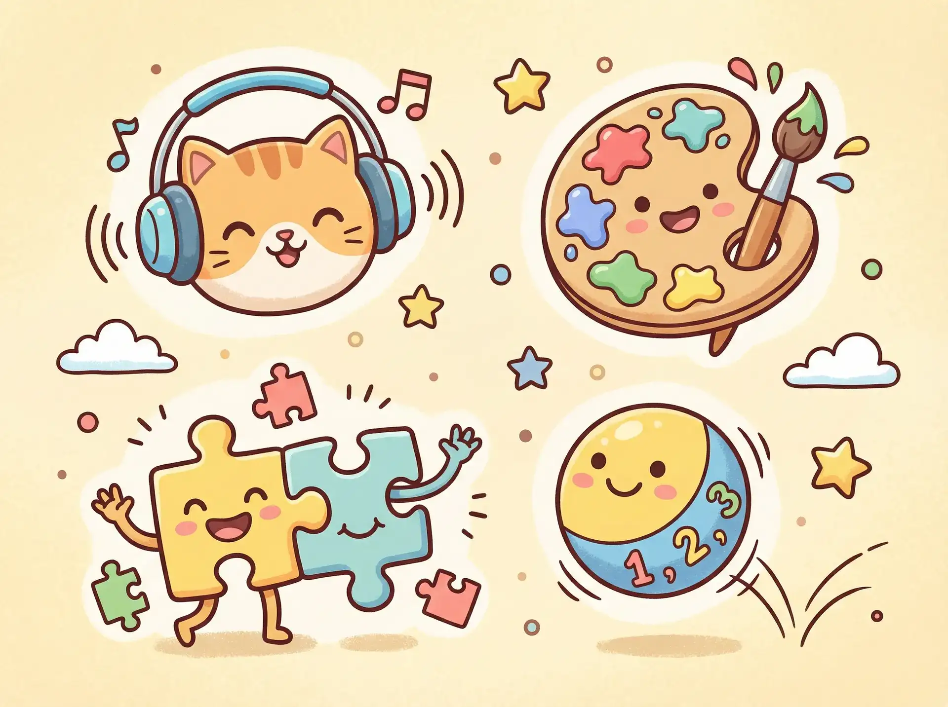 小朋友的手工作品 - 一本大道香蕉视频大在线 益智创作